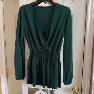 Hunter Green Blouse
